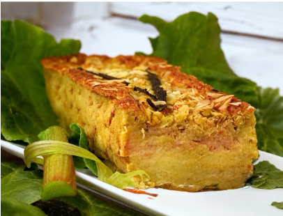 Recette cake rhubarbe vanille
